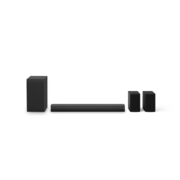 LG S40TR Home Theater 4.1 Soundbar vezeték nélküli mélynyomóval, 400W, Fekete (S40TR.DEUSLLK)