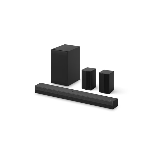 LG S40TR Home Theater 4.1 Soundbar vezeték nélküli mélynyomóval, 400W, Fekete (S40TR.DEUSLLK)