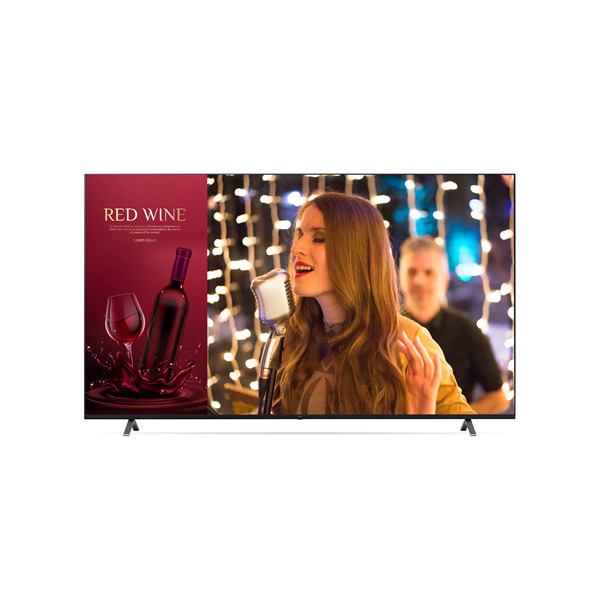 LG 16/7 TV Signage 55" 55UR640S, 3840x2160, 400cd/m2, HDR, 3xHDMI/RS232C/CI/USB/2xRF In/RJ45 (55UR640S9ZD.AEU)