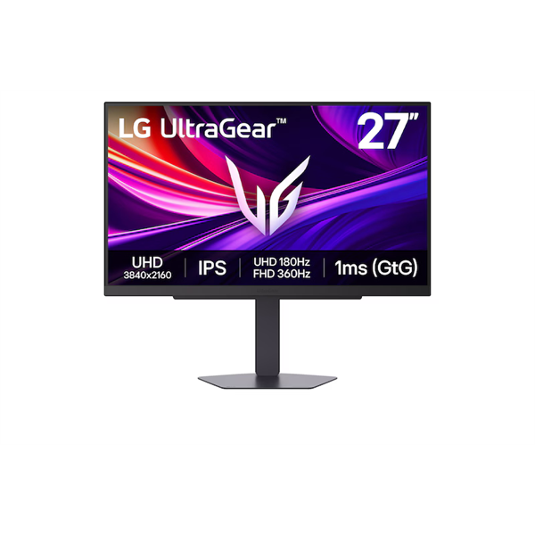 LG UltraGear 4K IPS Gaming monitor 27" 27G810A-B, 3840x2160, 16:9, 400cd/m2, 1ms, DisplayPort/2HDMI, áll.mag., pivot (27G810A-B.AEU)