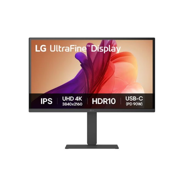 LG monitor 27" 27U730A-B, 3840x2160, 16:9, 300 cd/m2, 5ms, HDMIx2/DisplayPort/USBx2/USB-C (90W), hangszóró (27U730A-B.AEU)