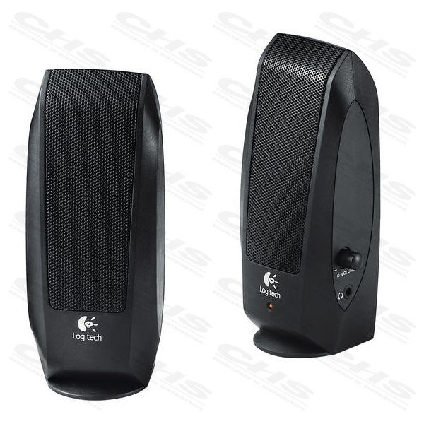 LOGITECH Hangszóró 2.0 - S120 2.3W Adapteres OEM, Fekete (980-000010)