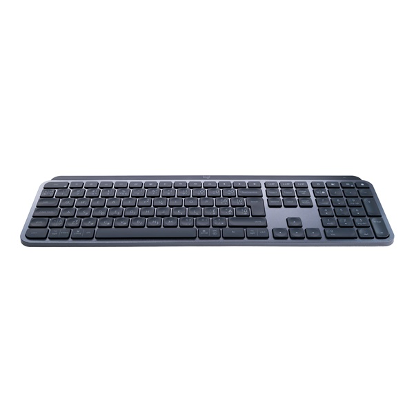LOGITECH Billentyűzet - MX Keys S Vezeték Nélküli Grafitszürke, HUN (Gravírozott) (920-011587-HU)