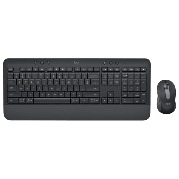 LOGITECH Billentyűzet + egér - MK650 Vezeték Nélküli Combo Grafitszürke, HUN (920-011008)