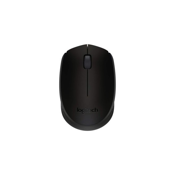 LOGITECH Egér - B170 Vezeték nélküli Optikai, Fekete (910-004798)