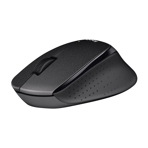 LOGITECH Egér - B330 Vezeték Nélküli Optikai Silent Plus, Fekete (910-004913)