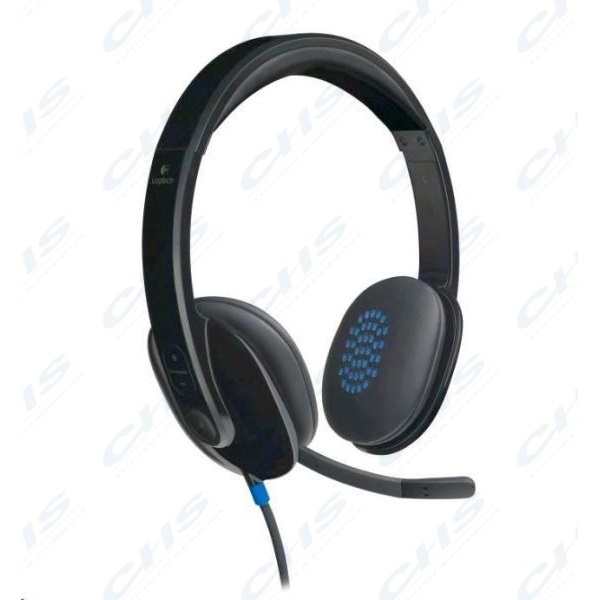 LOGITECH Fejhallgató 2.0 - H540 USB Mikrofonos, Fekete (981-000480)