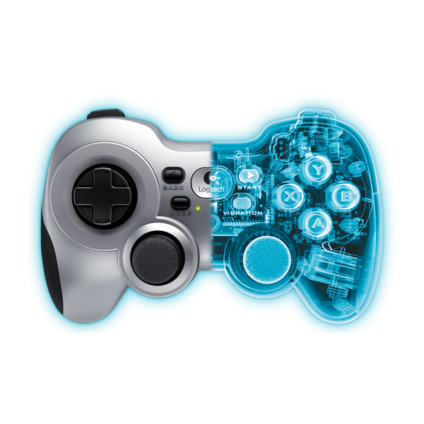 LOGITECH Játékvezérlő - F710 Vezeték Nélküli Gamepad PC-re, Fehér (940-000145)