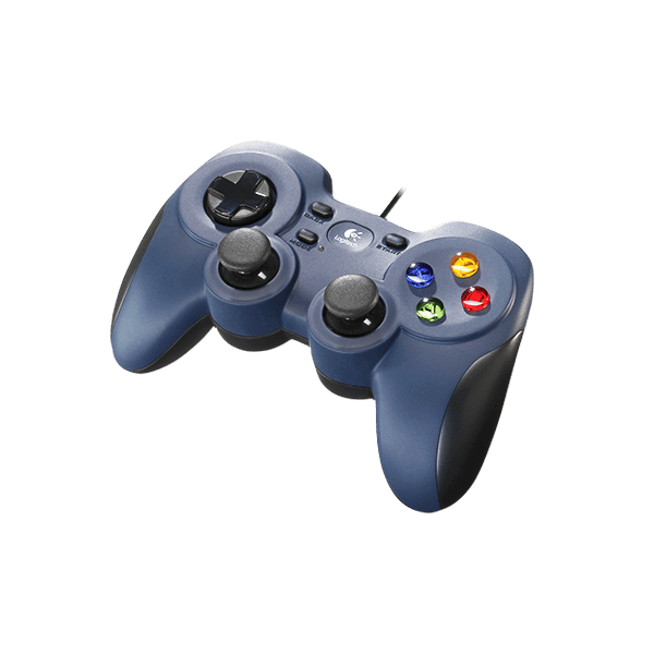LOGITECH Játékvezérlő - F310 Vezetékes Gamepad PC-re, Kék (940-000135)