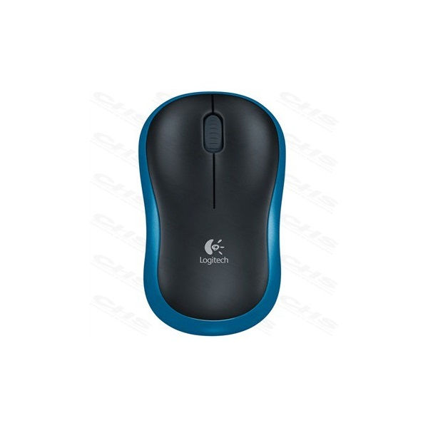 LOGITECH Egér - M185 Vezeték Nélküli Optikai Nano, Kék (910-002239)