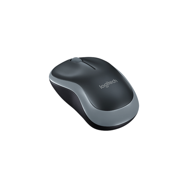 LOGITECH Egér - M185 Vezeték Nélküli Optikai Nano, Szürke (910-002238)