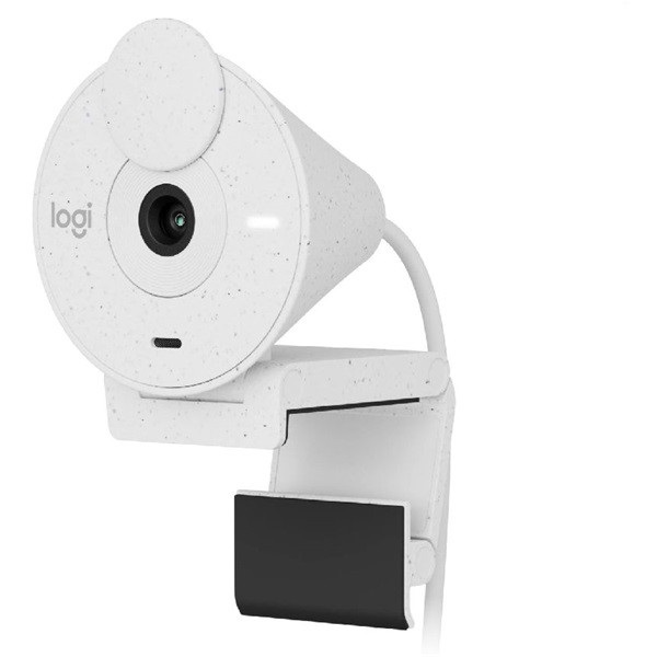 LOGITECH Webkamera - BRIO 300 HD 1080p Mikrofon USB-C, Piszkosfehér (960-001442)