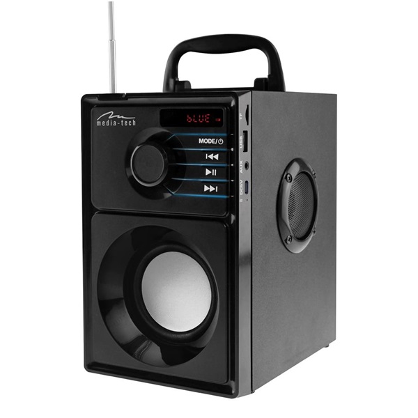 MEDIA-TECH Bluetooth Hangszóró BOOMBOX SILVER (MT3179)