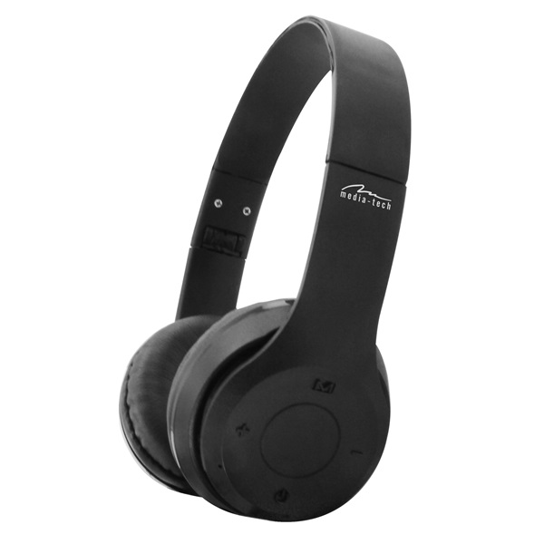 MEDIA-TECH Fejhallgató Bluetooth EPSILION BT V2.0, Mikrofon (MT3591)
