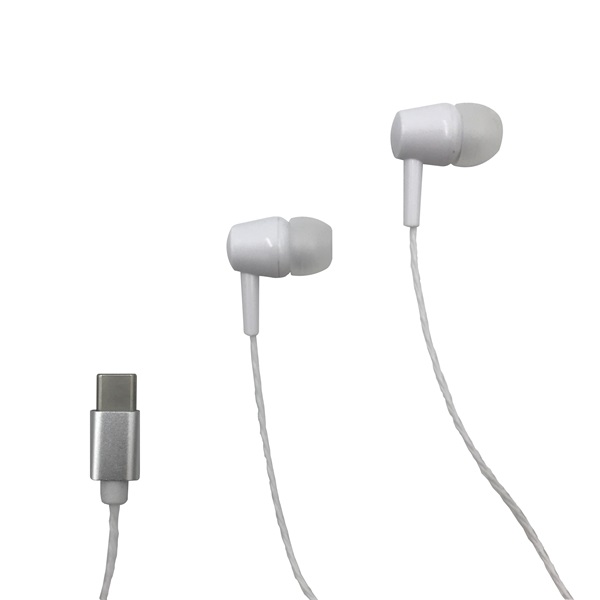 MEDIA-TECH Fülhallgató MAGICSOUND USB Type-C, Mikrofon, fehér (MT3600W)