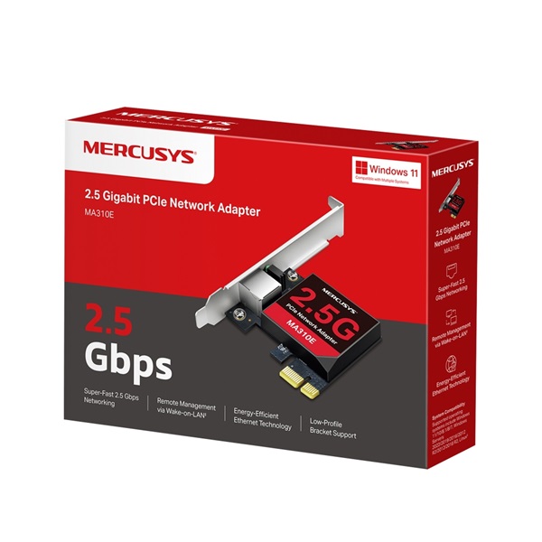 MERCUSYS Vezetékes hálózati adapter PCI-Express 2.5Gbps, MA310E (MA310E)