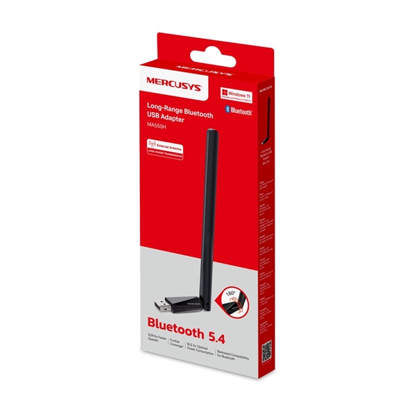 MERCUSYS Wireless Adapter USB Bluetooth 5.4 Long Range, MA550H (MA550H)