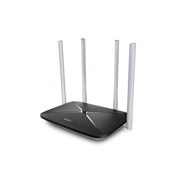 MERCUSYS Wireless Router Dual Band AC1200 1xWAN(100Mbps) + 3xLAN(100Mbps), AC12 (AC12)