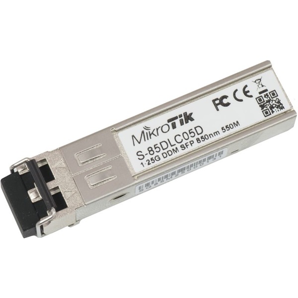 MIKROTIK SFP Modul Multi-Mode, Dual LC, 1,25Gbit, 550m - S-85DLC05D (S-85DLC05D)