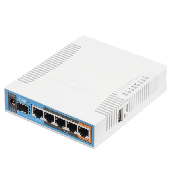 MIKROTIK Wireless Router hAP ac 5x1000Mbps + 1xSFP, Wi-Fi 5, Asztali, RB962UIGS-5HACT2HNT (RB962UIGS-5HACT2HNT)