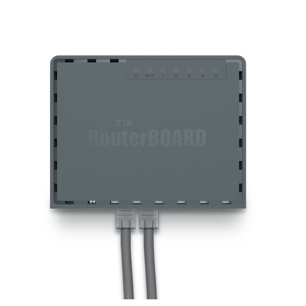 MIKROTIK Vezetékes Router hEX S 5x1000Mbps + 1x1000Mbps SFP, Beltéri, RB760IGS (RB760IGS)