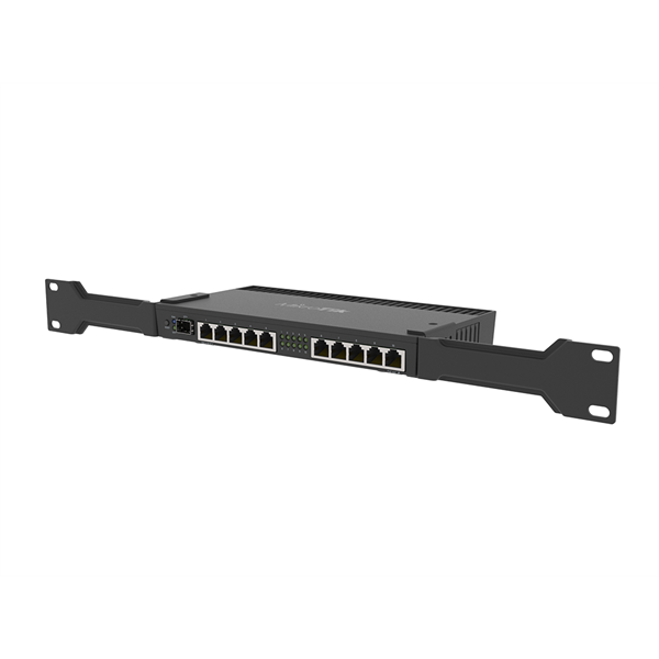 MIKROTIK Vezetékes Router 10x1000Mbps + 1xSFP+, Beltéri, RB4011IGS+RM (RB4011IGS+RM)