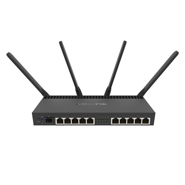 MIKROTIK Wireless Router 10x1000Mbps + 1xSFP+, Wi-Fi 5, Asztali, RB4011IGS+5HACQ2HND-IN (RB4011IGS+5HACQ2HND-IN)
