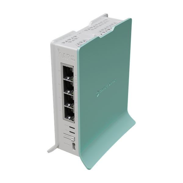 MIKROTIK Wireless Router hAP ax lite 4x1000Mbps, Wi-Fi 6, Asztali, L41G-2AXD (L41G-2AXD)