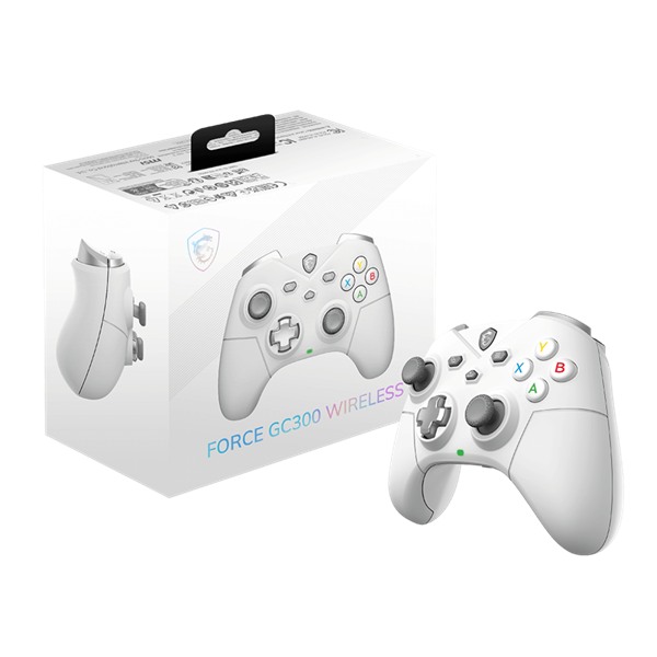 MSI ACCY Force GC300 W White Wireless Game Controller, White (S10-43G0230-EC4)