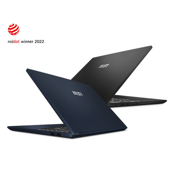 MSI Business NB Modern 15 B7M-455, 15.6" FHD, Ryzen 5 7430U, 16GB, 512GB M.2, INT, NOOS, Fekete (9S7-15HK12-455)