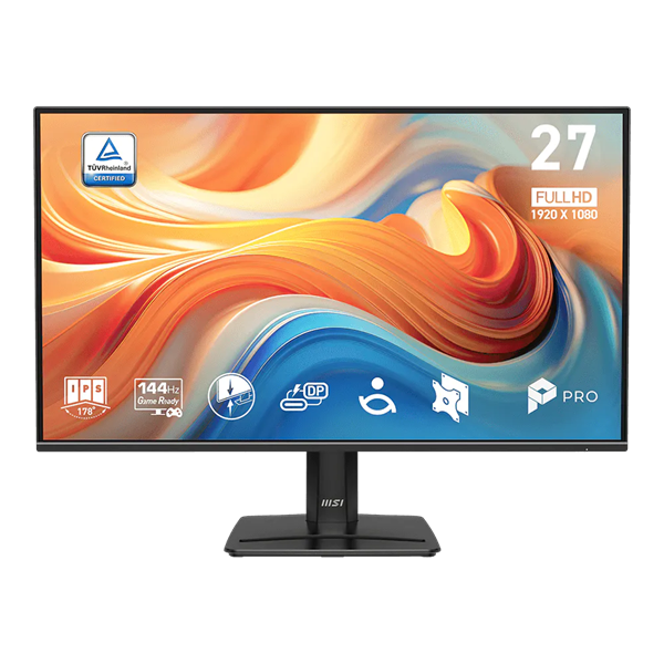 MSI Monitor Business PRO MP272 E14C 27" FHD 1920x1080, IPS 16:9 144Hz, 1ms, 1000:1, HDMI, USB-C, Black (9S6-3PE8CM-001)
