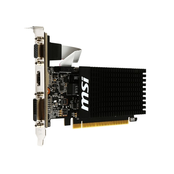 MSI Videokártya PCI-Ex16x nVIDIA GT 710 2GB DDR3 Passzív (GT 710 2GD3H LP)