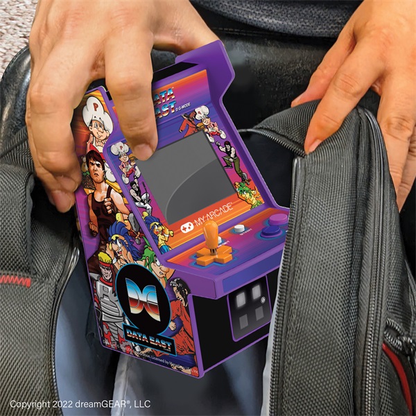 MY ARCADE Játékkonzol Data East 300+ Micro Player Retro Arcade 6.75" Hordozható, DGUNL-4124 (DGUNL-4124)