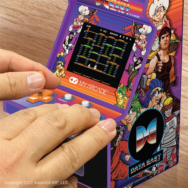 MY ARCADE Játékkonzol Data East 300+ Micro Player Retro Arcade 6.75" Hordozható, DGUNL-4124 (DGUNL-4124)