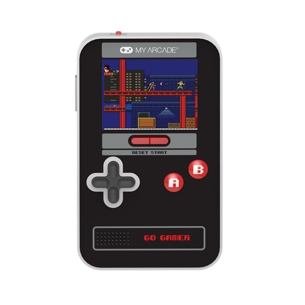 MY ARCADE Játékkonzol Go Gamer Classic 300in1 Fekete & Piros Hordozható, DGUN-3909 (DGUN-3909)
