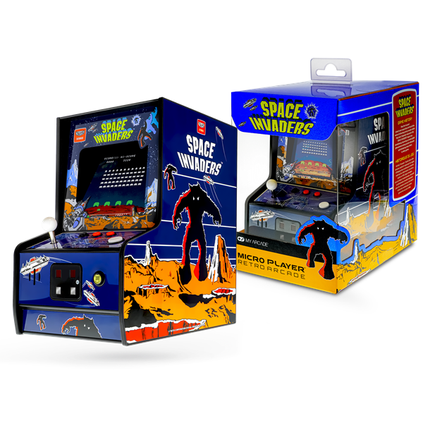 MY ARCADE Játékkonzol Space Invaders Micro Player Retro Arcade 6.75" Hordozható, DGUNL-3279 (DGUNL-3279)