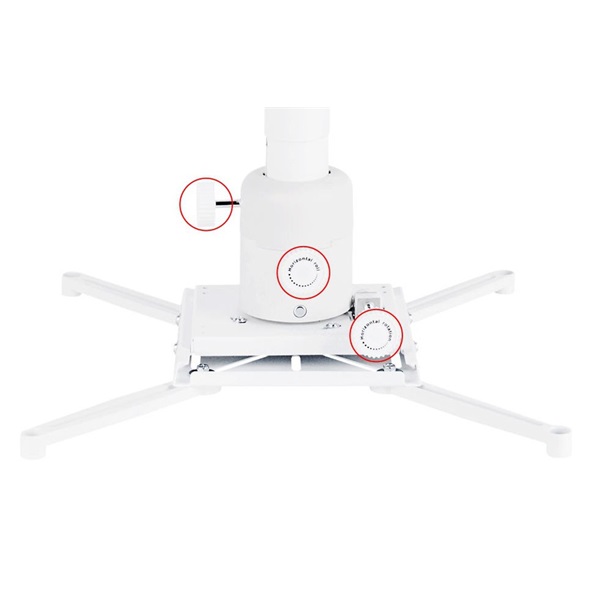 MULTIBRACKETS Mennyezeti konzol, M Universal Projector Ceiling mount 600-1000 with Fine tune (7350073730735)