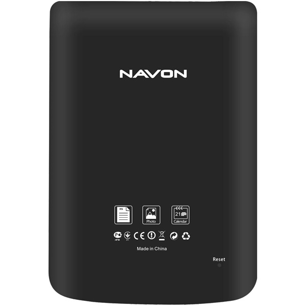 NAVON Bigbook Backlight, 6" E Ink Anti Glare 800x600, 8GB, MicroSD bővíthető memória, USB, backlit (NAVON BIGBOOK BACKLIGHT)
