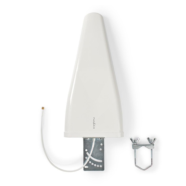 Nedis ANOR5G10WT prémium antenna, 3G / 4G / 5G, beltéri / kültéri, 698 MHz -5000 MHz, 4m, 50 Ohm, fehér (ANOR5G10WT)