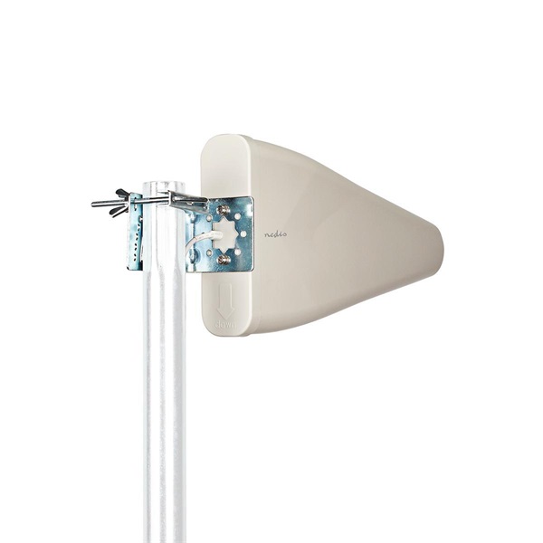 Nedis ANOR5G10WT prémium antenna, 3G / 4G / 5G, beltéri / kültéri, 698 MHz -5000 MHz, 4m, 50 Ohm, fehér (ANOR5G10WT)
