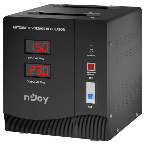 NJOY AVR (Feszültségszabályozó) Alvis 5000, Digital display, 150-270 VAC (AVRL-5005TAL-CS01B)