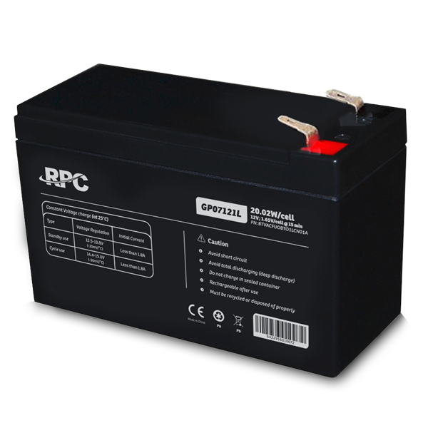 NJOY RPC GP07121L Akkumulátor 12V, 20.02W, gondozásmentes T1/F1 (BTVACFUOBTA1LCW01A)
