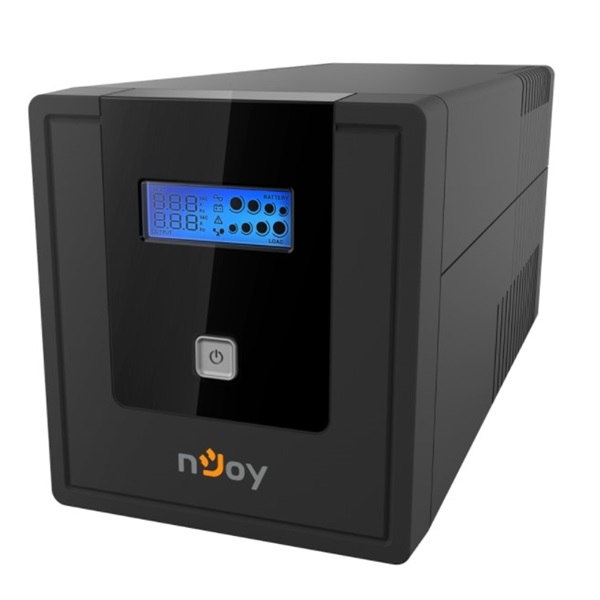 NJOY Szünetmentes 1000VA - Cadu 1000 (2 Schuko, line-interaktív, USB menedzsment, RJ11/45 vonalvédelem(1Gb/s), fekete) (UPCMTLS610HCAAZ01B)