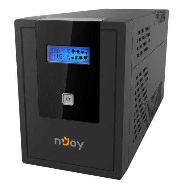 NJOY Szünetmentes 2000VA - Cadu 2000 (4 Schuko, line-interaktív, RJ11/45 vonalvédelem(1Gb/s), fekete) (UPCMTLS620HCAAZ01B)