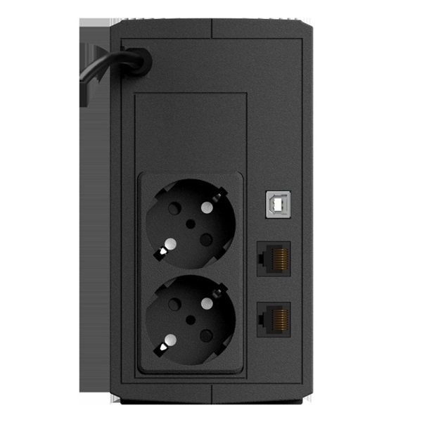 NJOY Szünetmentes 800VA - Keen 800 (2 Schuko, line-interaktív, fekete) (UPLI-LI080KE-CG01B)