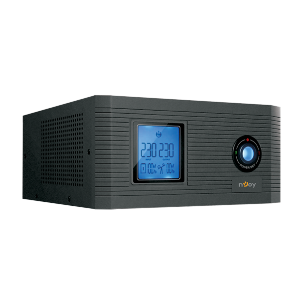 NJOY Szünetmentes Aira 600, 600VA, 500W, Line-Interactive, LCD display (UPCSTLP860TAICP01B)