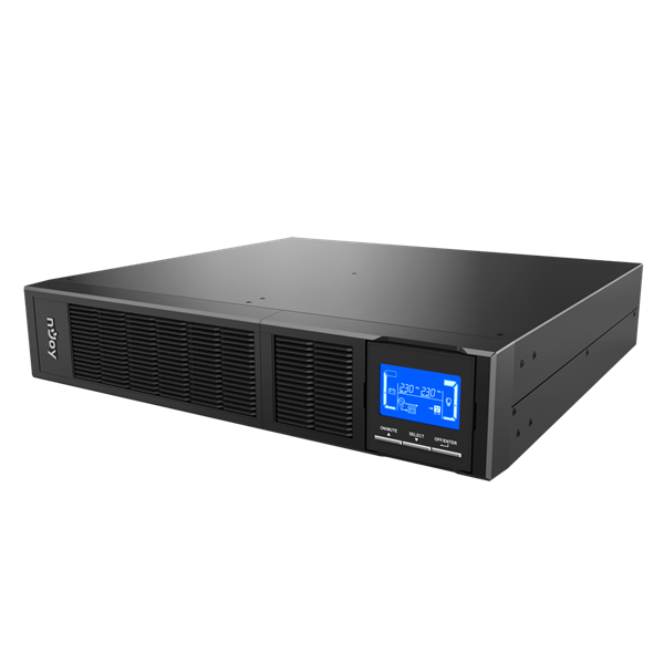 NJOY Szünetmentes Balder 1500, 1500VA, 1500W, Online rack (2U), LCD display (PWUP-OL150BA-AZ01B)