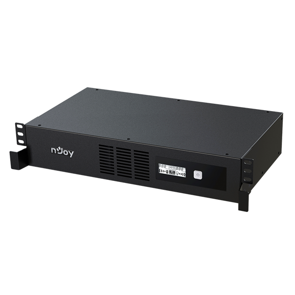 NJOY Szünetmentes Code 800, 800VA, 480W, Line-Interactive, rack (2U), LCD display (UPLI-LI080CO-AZ01B)
