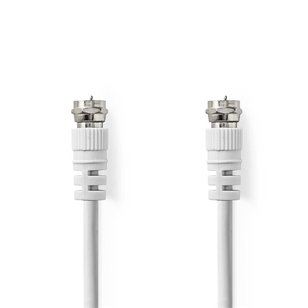 Nedis F csatlakozós koax kábel, 75 Ohm, dupla árnyékolás, 1.5m (CSGL41000WT15)