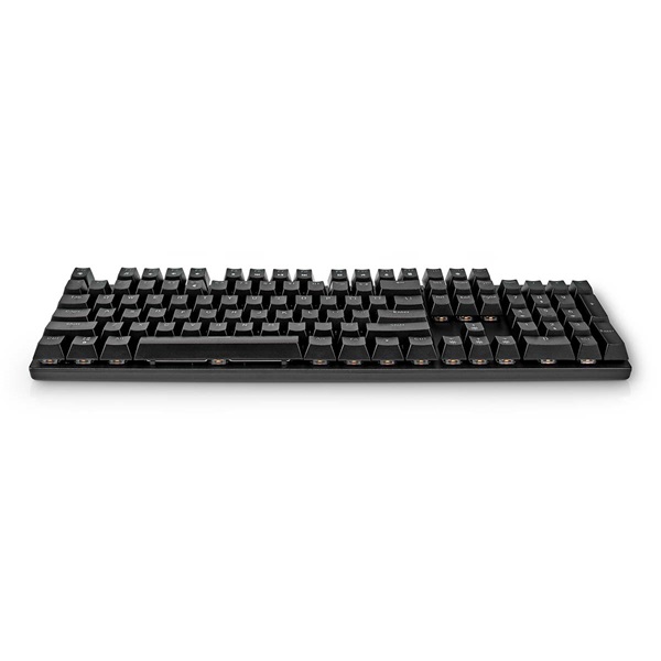 Nedis GKBDM110BKUS gamer billentyűzet, USB,Mechanikus gombok | LED | QWERTY | Amerikai kiosztás (GKBDM110BKUS)